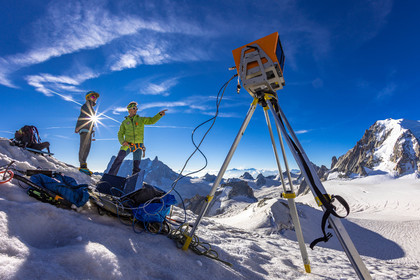 Géomorphologie à l'Aiguille du Midi