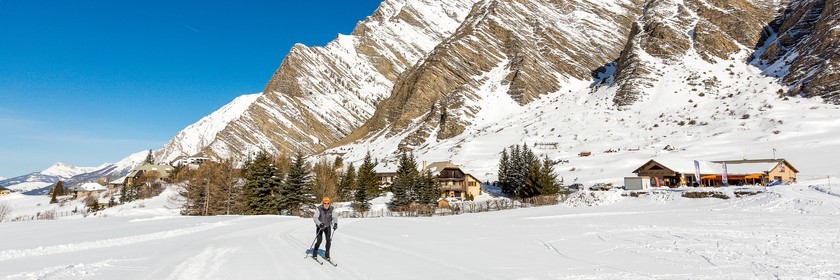 Crévoux, ski de fond
