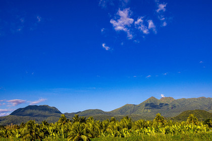 Piton L'Herminier et La Soufrière, volcan de la Guadeloupe