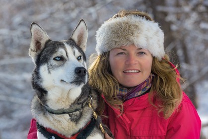La Condamine-Châtelard, Sainte-Anne la Condamine, Coralie Bonnerot et ses chiens de traineau