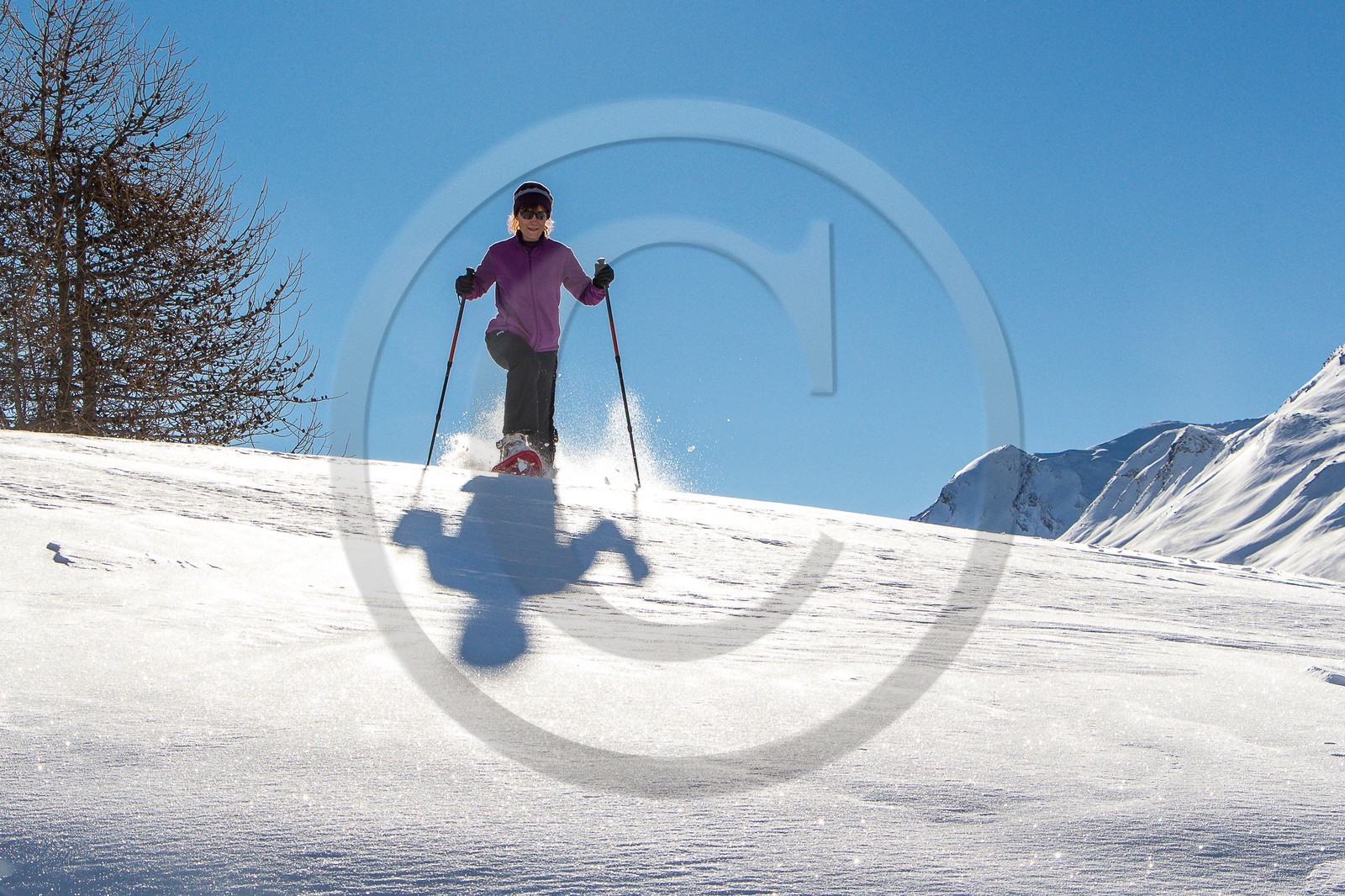 Col de Larche, vallon du lauzanier, randonnée raquettes
