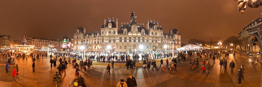Paris sur glace, parvis de l'Hôtel-de-Ville, saison 2011-2012