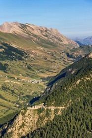col de Larche, Meyronnes, Saint-Ours et le Fort de Roche-la-Croix