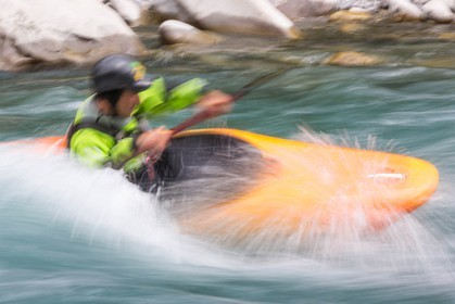 Kayak sur l'Ubaye