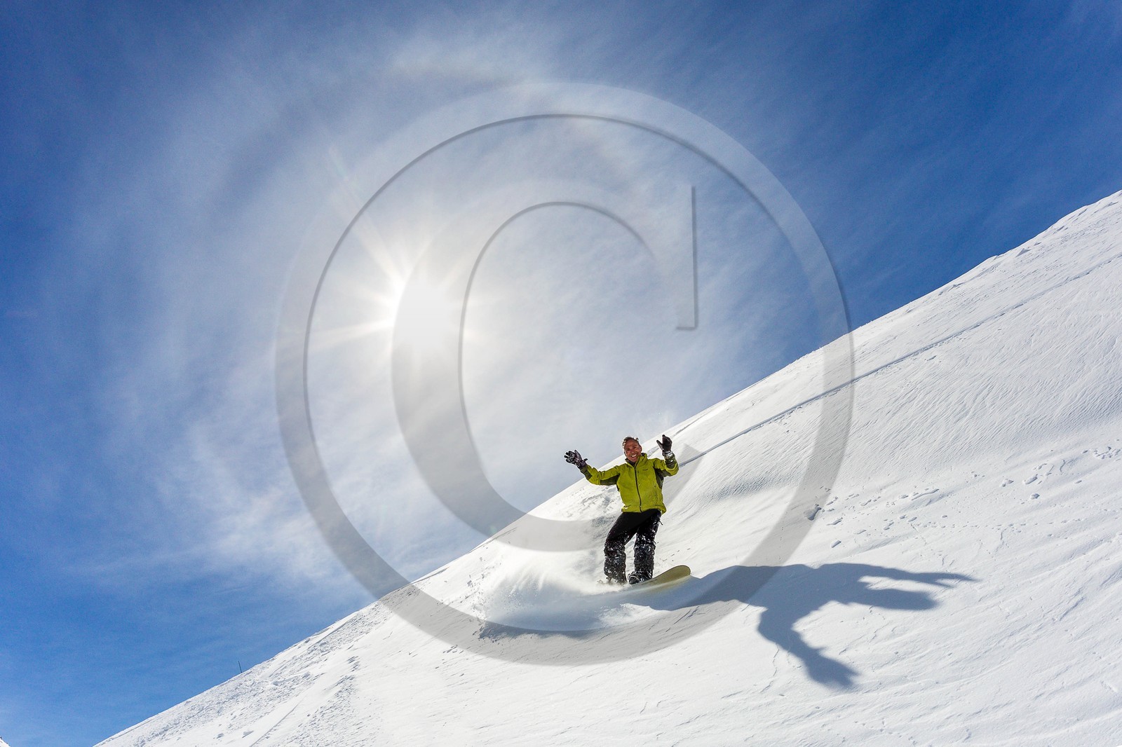 Crévoux, surf des neige, snowboard