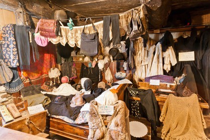 Saint-Véran, une des plus vieilles maisons du village, Musée de l'habitat et de la vie d'autrefois restée en état depuis 1976, dernier témoignage du passé