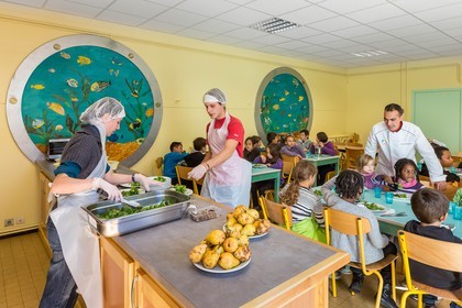 Briançon, restauration scolaire de Fortville
