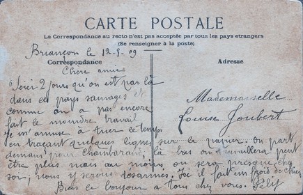 Carte postale ancienne edelweiss
