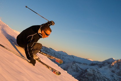 Ski piste famille
