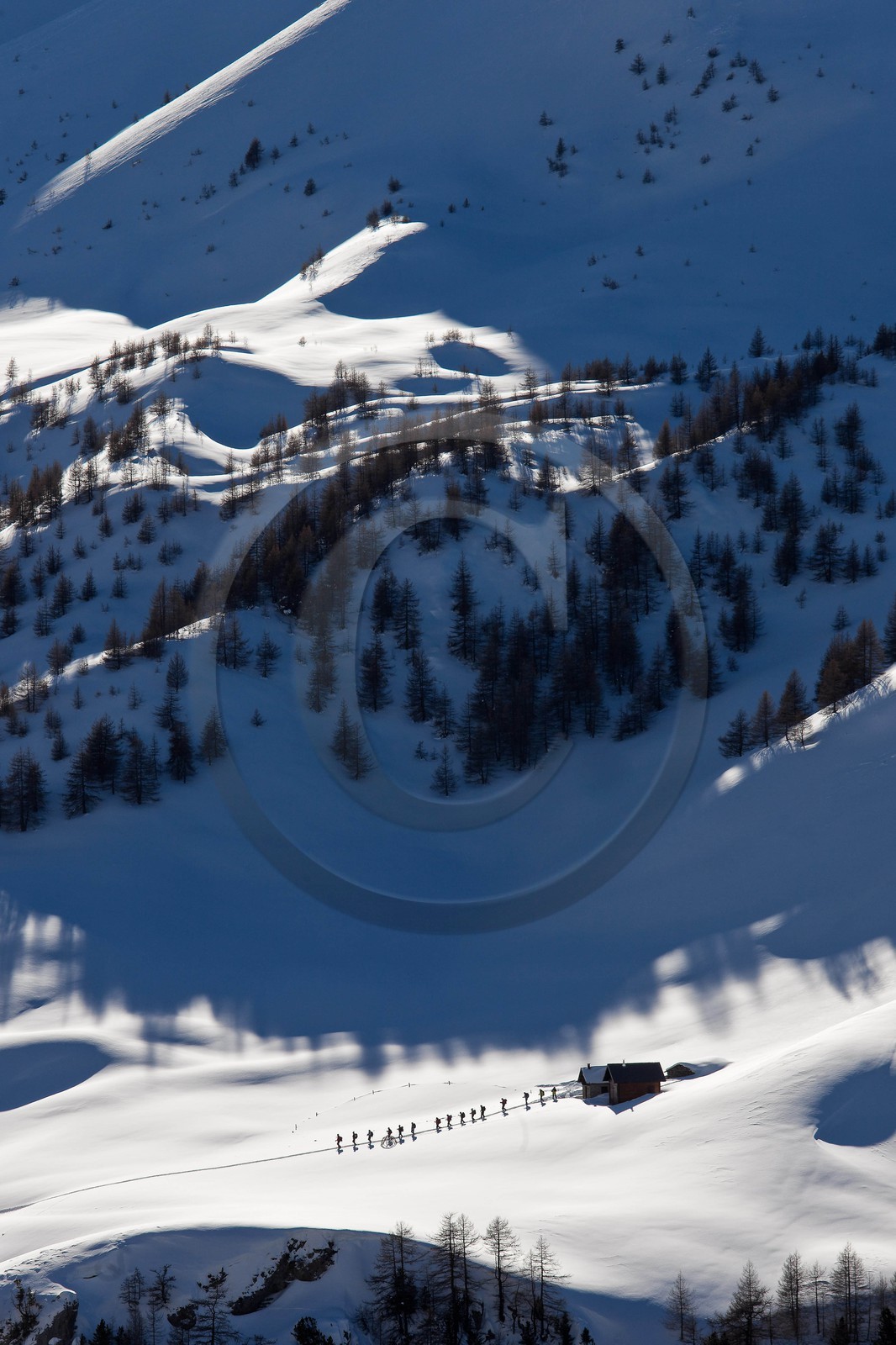 Les Orres, Randonnée raquettes cabane de l'Eyssalette
