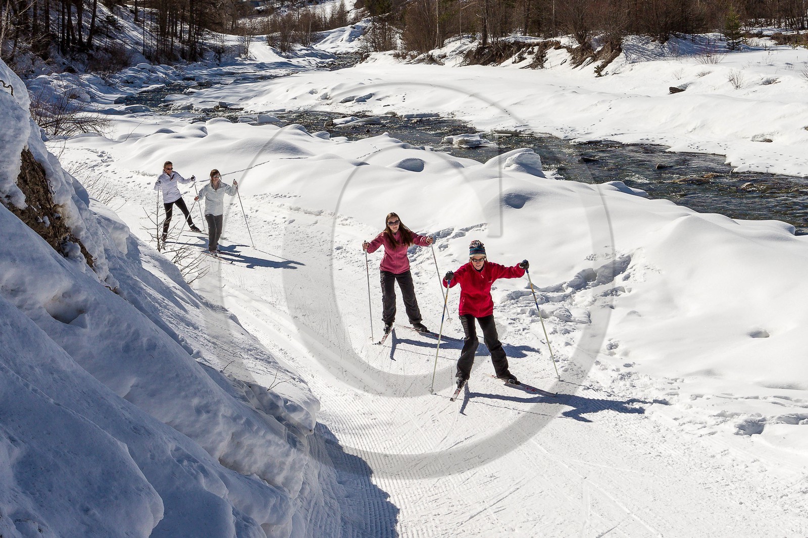 Saint-Paul-sur-Ubaye, Ski nordique, ski de fond