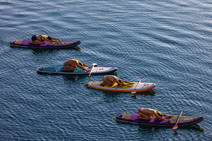 Yoga sur paddle, Serre-Ponçon Aloha