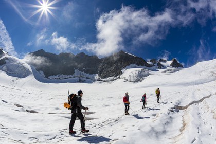 Découverte des glaciers avec Christophe Dureau, guide de haute montagne