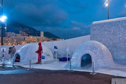 Monaco, exposition de Bertrand Bodin Délices de gel