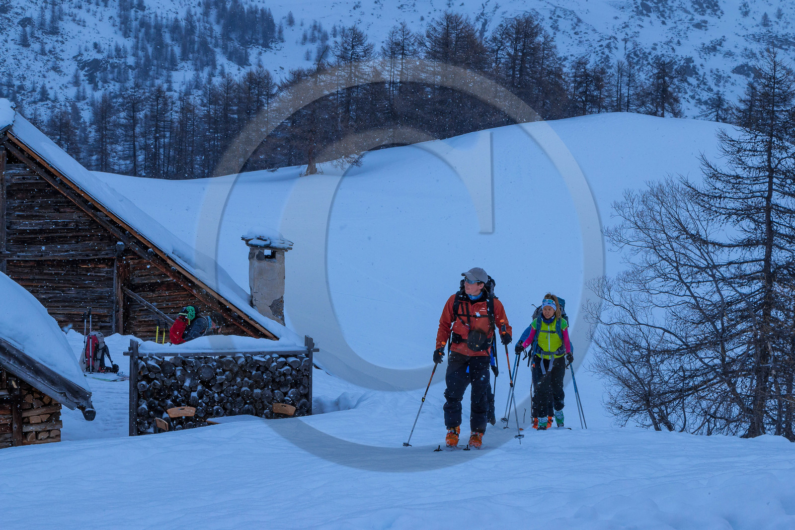 Névache, refuge Buffère , départ ski de randonnée