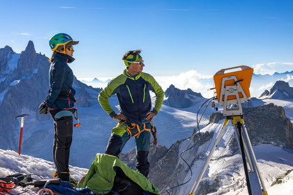 Géomorphologie à l'Aiguille du Midi