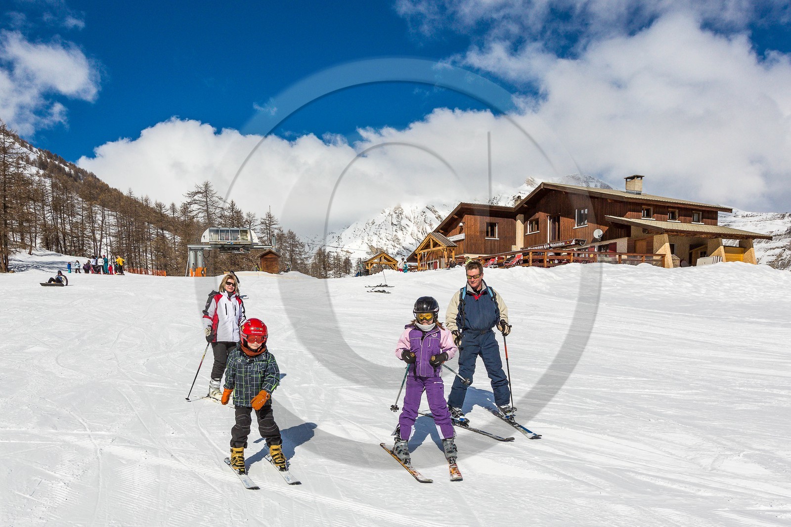 La Condamine-Châtelard, station de ski Saint-Anne La Condamine, ski famille