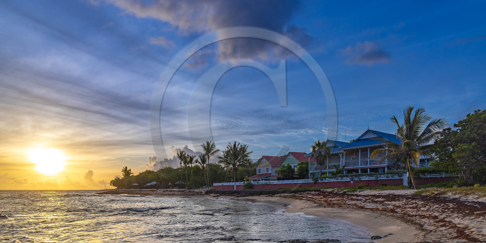 Guadeloupe, Le Moule, plage de L'Autre Bord