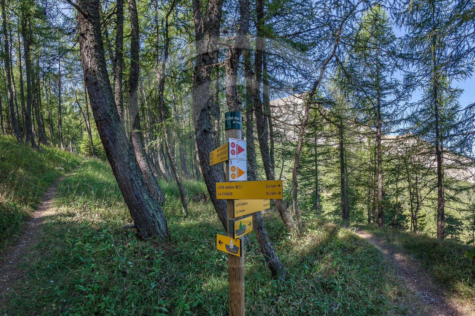 Vallée du Champsaur, Laye , sur le sentier de La Cuque
