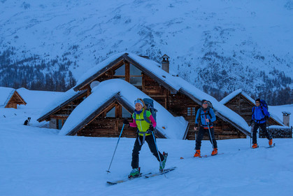 Névache, refuge Buffère , départ ski de randonnée