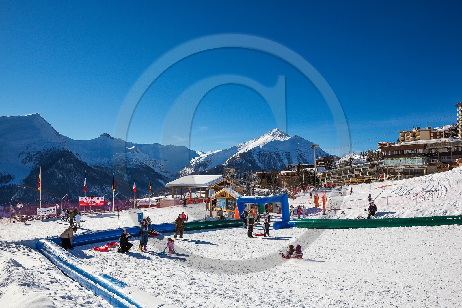 Station de ski d'Orcières 1850, piste de luge