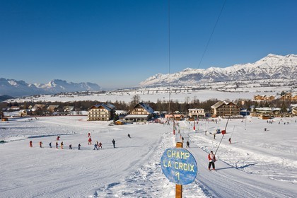 Ancelle, le front de neige Pré Joubert