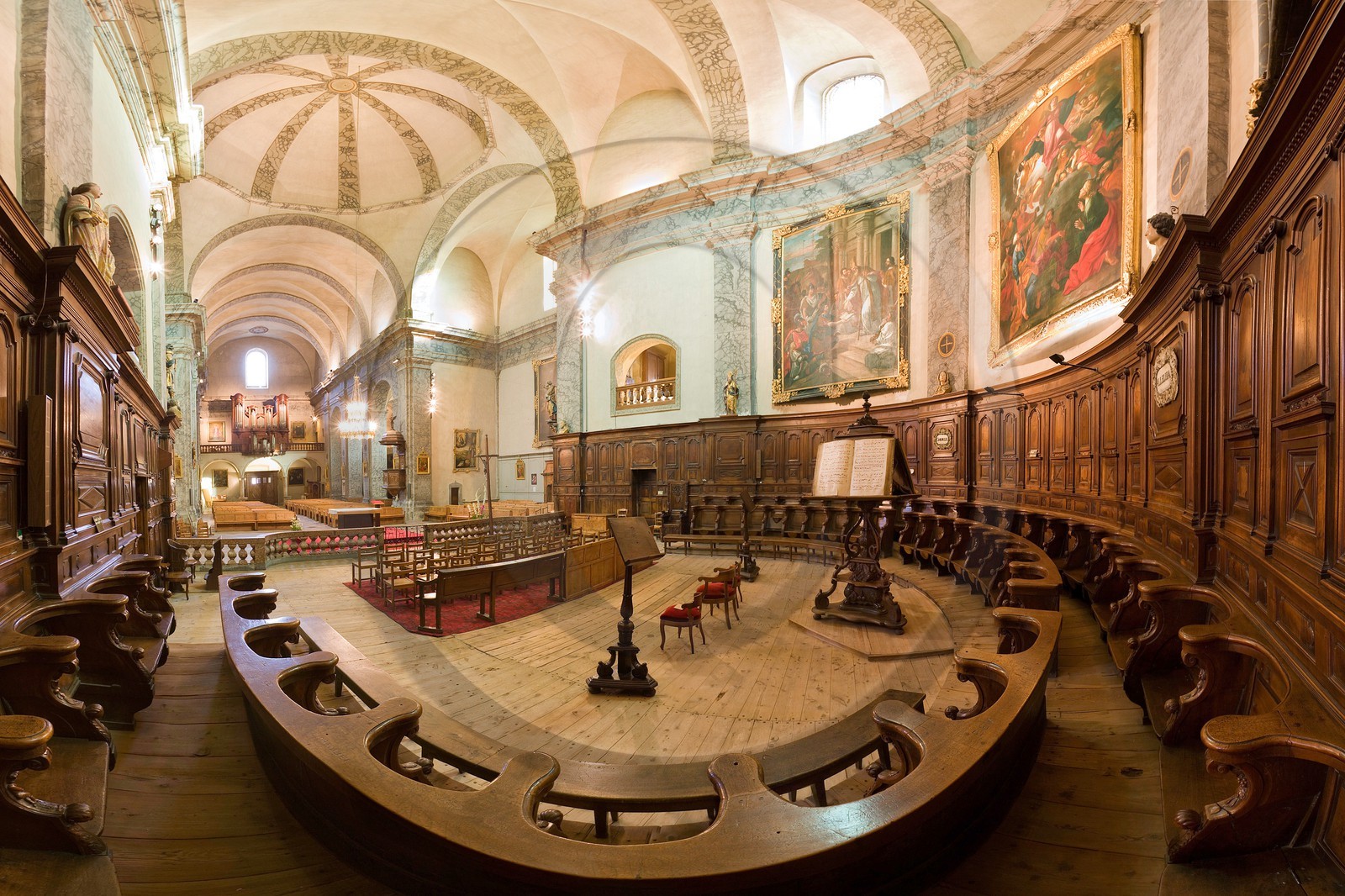 Briançon, cité Vauban,  Église paroissiale Notre-Dame-et-Saint-Nicolas (ancienne collégiale Notre-Dame)