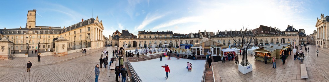 Une véritable station de sports d’hiver éphémère, un Noël