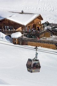 Station de ski d'Orcières 1850, plateau de Rocherousse