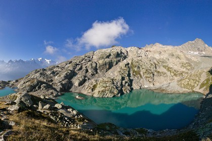 Lac Blanc et le massif du Mont-Blanc
