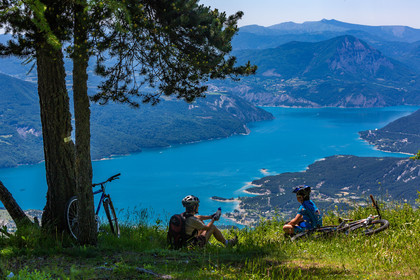 Réallon, vtt à Plate Longue