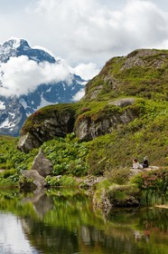 Randonnée pédestre au lac du Lauzon