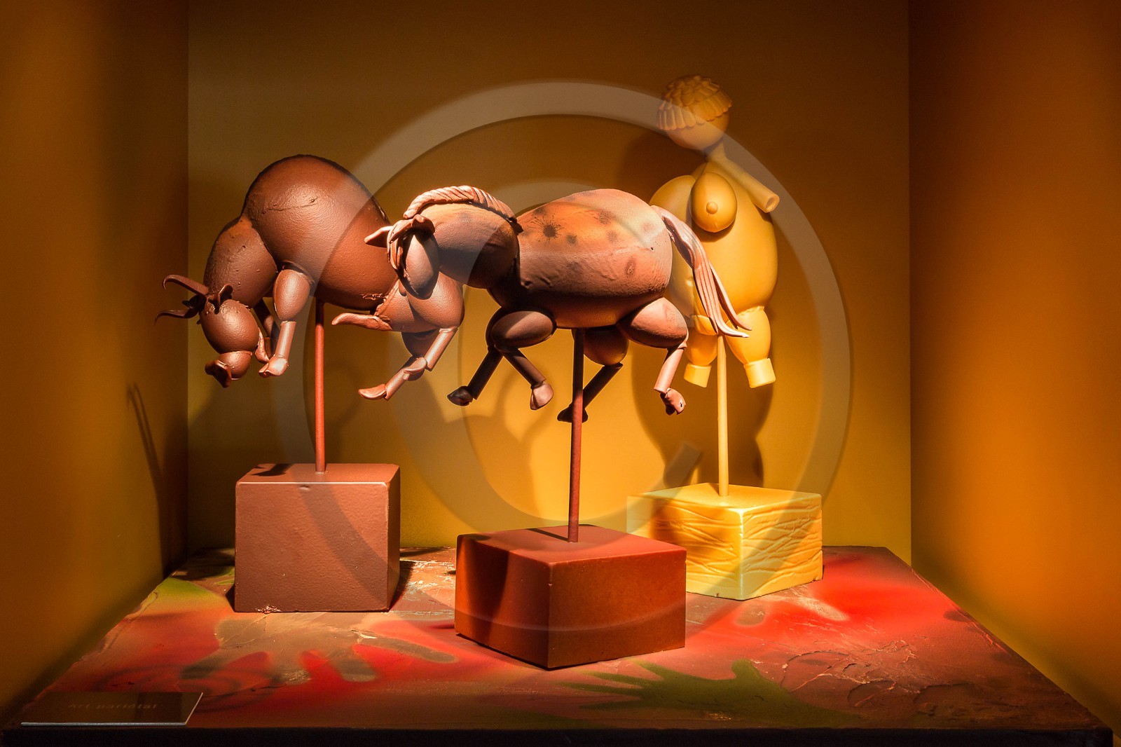 Exposition Influences, Petite histoire de l'art en chocolat par Luc Eyriey
