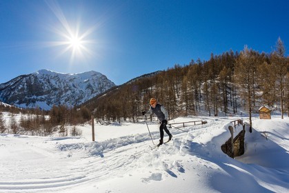 Crévoux, ski de fond