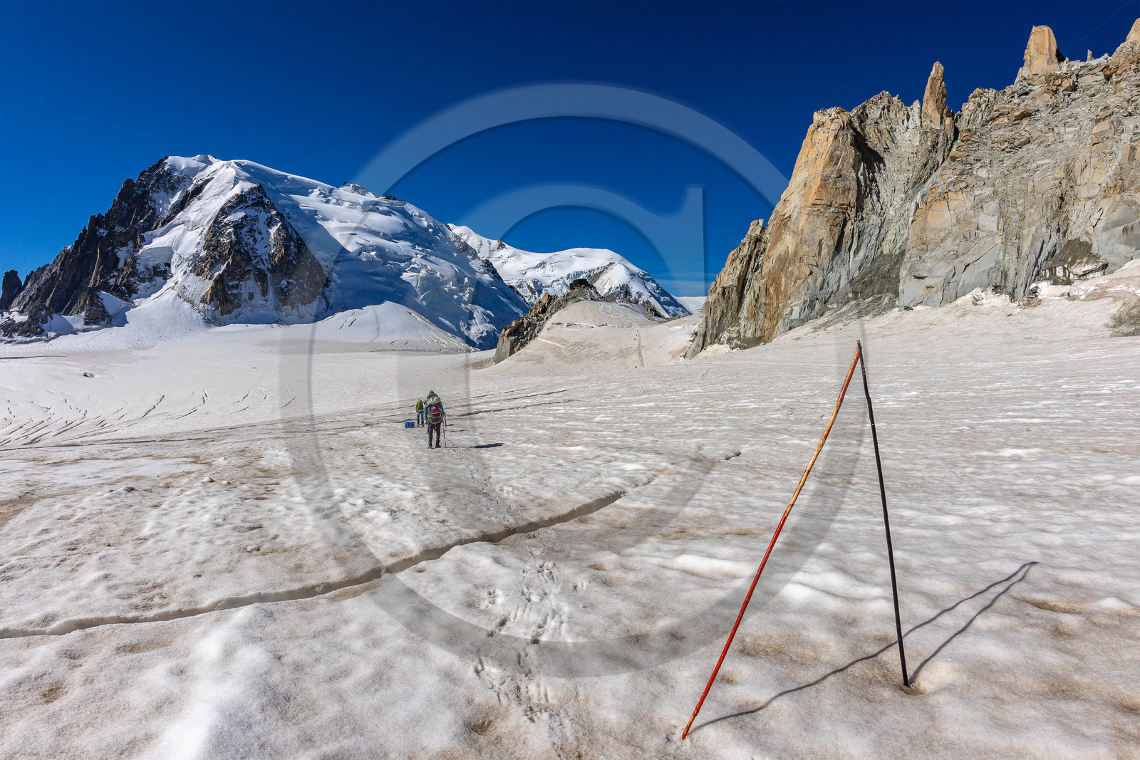 Géomorphologie à l'Aiguille du Midi