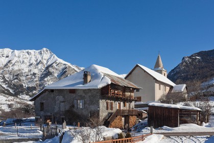 Les Orres, Le Mélezet, église Notre-Dame de la Présentation,