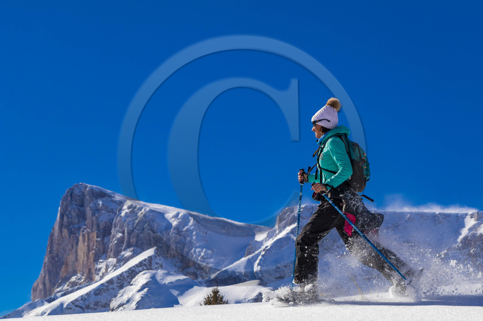 Superdevoluy, randonnée en raquettes à neige