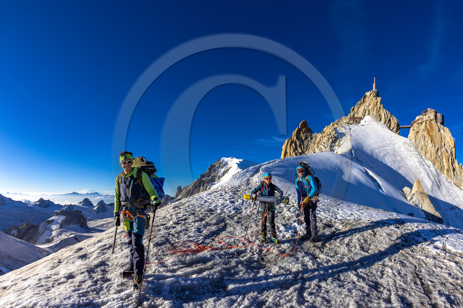 Géomorphologie à l'Aiguille du Midi