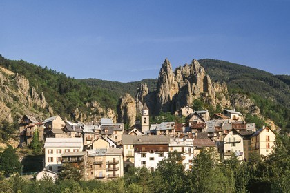 Vallée de la Roya, Parc national du Mercantour, village de Péone