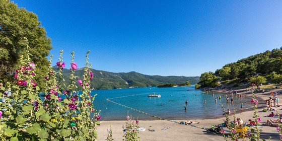 Prunières, plage de la baie Saint-Michel