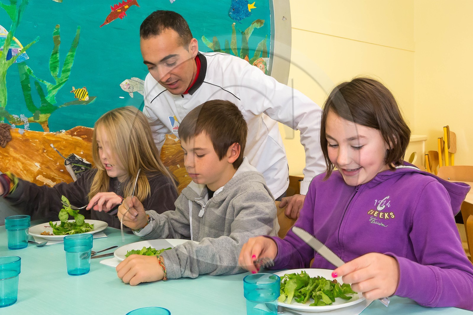 Briançon, restauration scolaire de Fortville