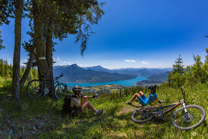 Réallon, vtt à Plate Longue