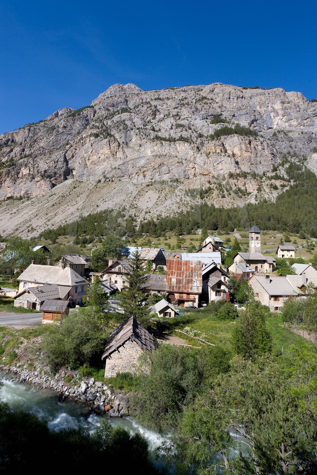 Vallée de la Clarée, village de Plampinet