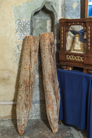 Pilotis de mélèze de la cathédrale