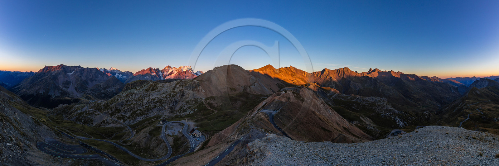 Col du Galibier, Col du Tour de France, altitude de 2 556 m.