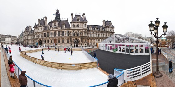 Paris sur glace, parvis de l'Hôtel-de-Ville, saison 2011-2012