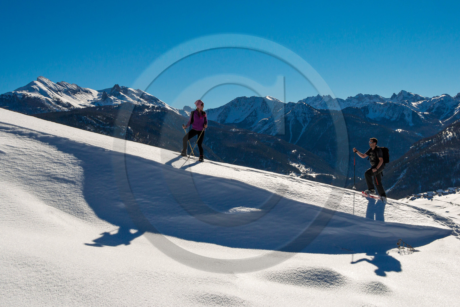 Randonnée en raquettes à neige