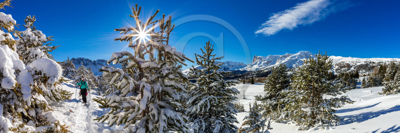 Superdevoluy, randonnée en raquettes à neige